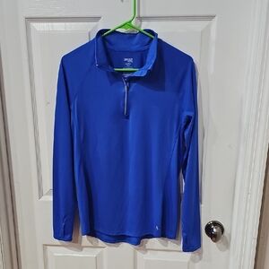 Danskin Now Blue Semi-Fitted Top